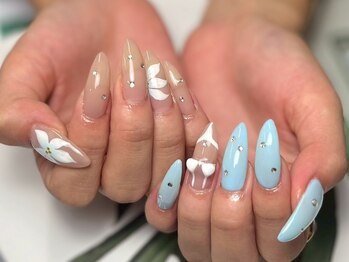 リゾートネイル/夏デザイン