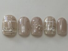ネイルメゾン 天神店(NAIL MAISON)/ちゅるちゅるチェック冬¥7800