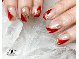 赤　マグネット　キラキラ