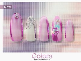 ステンドグラス オーロラネイル