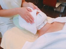 ポーラ ブリリアント まき店(POLA brilliant)/蒸しタオルでお顔スッキリ！