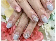 ダブルネイル(Double Nail)/ツイードネイル☆