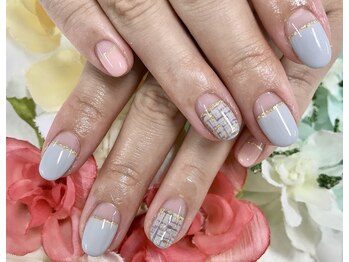 ダブルネイル(Double Nail)/ツイードネイル☆