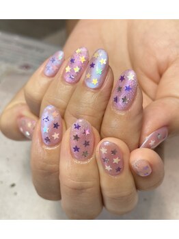 ヘアーアンドネイル ルシア(Hair&Nail Lucia)/梅雨っぽいカラーでキラキラに♪