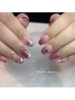 リッシュ ドゥ(RICHE deux)/オーロラマグネットネイル