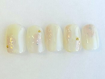 アイネイルズ 池袋店(I-nails)/ラメアイボリー