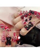 シンデレラネイル(CINDERELLA NAIL)/【スカルプ長さだしネイル】