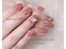 シェリエ(Cherie)/マオジェル601×ビジューネイル