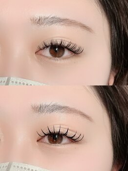アイフェリス 石巻店(Eye Lash saron I feliz)の写真/再来店時までキレイキープ♪少ない本数でもモチもボリュームも◎大人気メニュー"バインドロック"★