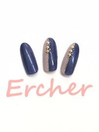 バイカラ―ネイル