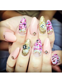 ビービーネイル(BB)/カラフルツイード