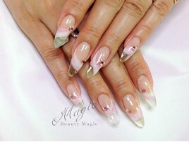 ハードジェル長さ出し！深爪OK！