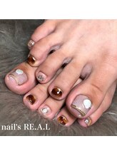 ネイルズリアル 倉敷(nail's RE.A.L)/べっ甲ネイル