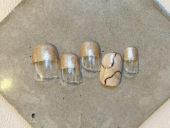 カラ ネイル 中津店(calla nail)/うねうねラインデザイン