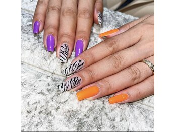 ラウンジ 町田店(RounGe)/【スカルプ】ゼブラネイル