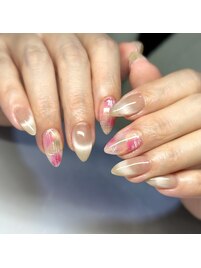 __maeda.ツイードネイル