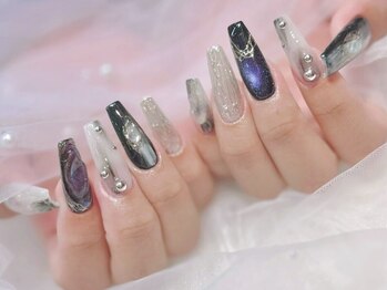 ヴィラ ダイヤモンド(Villa Diamond)の写真/【長さ出し×スピード施術】お忙しい大人女性へ☆高技術×リーズナブルな価格で理想の持ち込みデザイン♪