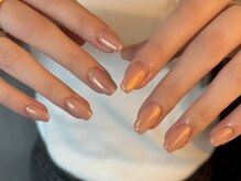 ジュエル(Jewel.)/オレンジオーロラネイル