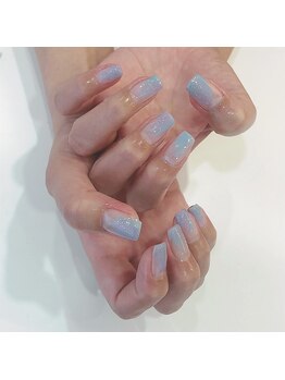 グラマラス アンジェアイ 荻窪店(glamourous ange eye)/ラメグラネイル