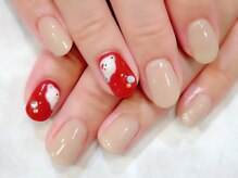 ラルネイル 大宮(Lull. nail)/＃雪だるま＃手描きアート