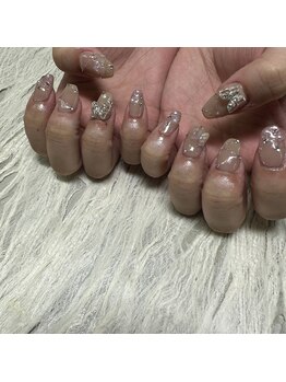 キャンネイル 金山店(Can Nail)/お上品きらきらネイル