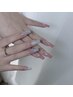 【HAND】チップ長さだし　マグネット+カラーグラ ¥11980