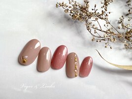 ピンク　ガーリー　ラメ