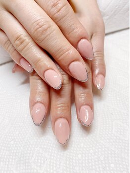 レアネイル(Re'a nail)/ラメフレンチ