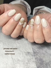 プライベート ネイルサロン マーマ(murmur)/立体ミラーデザイン