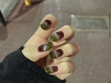 アイネイルズ 天神今泉店(I-nails)/【misato.n】ニュアンスボーダー