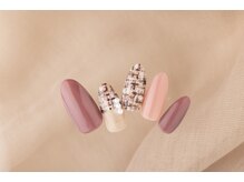 エムスラッシュネイル 本牧店(M SLASH)/ツイード柄ネイル♪