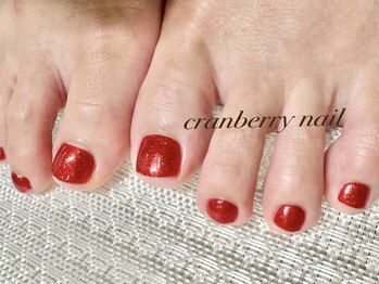 クランベリーネイル 代官山 恵比寿(cranberry nail)/フットネイル