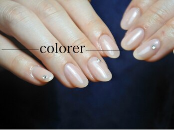 クロレ(colorer)の写真/【大人女性の指先仕上がり◎】シンプル上品ワンカラー（オフ込み）90分 ￥5,200→￥4,200