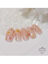 ピオニーネイル(peony nail)/秋の桜　コスモス