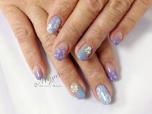 ネイルサロン ビューティーマジック 川口店/ フラワーグラデネイル