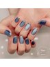 【Hand】ガラスフレンチ・ベース色ワンカラーorマグネットから選べる ¥7280