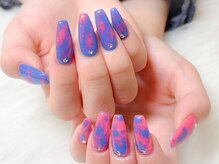 ルアナ(Luana.)/2色マーブルネイル