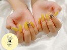 リボンネイル バレエコアネイル