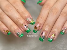 シマー(Shimmer)/サマーフラワーネイル