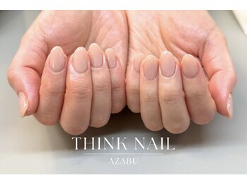 ティンクネイル 麻布十番店(THINK NAIL)/【麻布ネイル】ナチュラルカラー