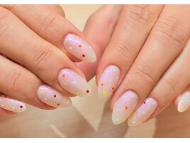 春夏秋冬カラフルドットシンプル