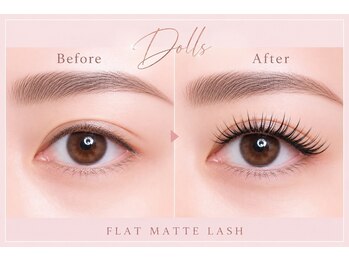 トータルビューティーサロン ドールズ(total beauty salon Dolls)/フラットで垢抜け目元へ[Dolls]