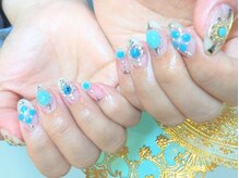 ネイルサロン べルフ(nail salon Verf)/ターコイズネイル