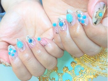 ネイルサロン べルフ(nail salon Verf)/ターコイズネイル