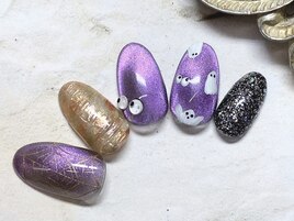ハロウィン　目玉　オーロラ