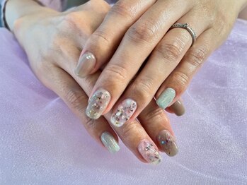 エリートネイル(Elite Nail)/押し花ネイル