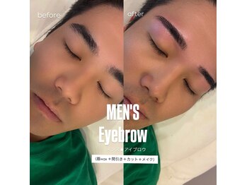 リノ セカンド(Lino second)/眉wax＋間引き/カット/メイク