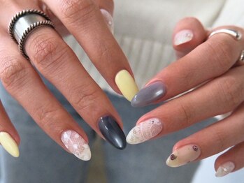 ネリネ 天神(nerine)/レース/マグネットネイル