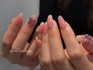 ちゅるんチークネイル