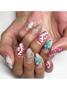 フルール(Fleur)/ネイティブ柄